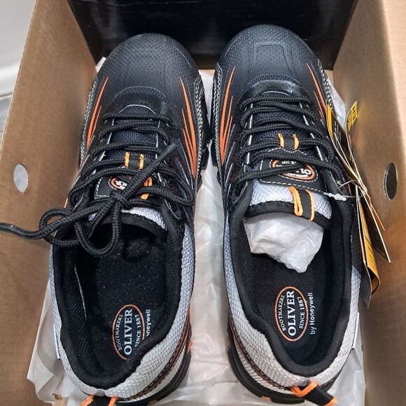 *Final Price* Oliver by Honeywell Steel Toe Black Work Safety Sneakers Shoes M11 - Picture 10 of 13